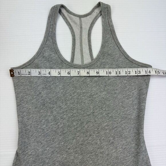 Nike Dri-Fit Slim Fit Gray Sleeveless Tank Athletic Shirt Women's Size Small - Picture 6 of 8